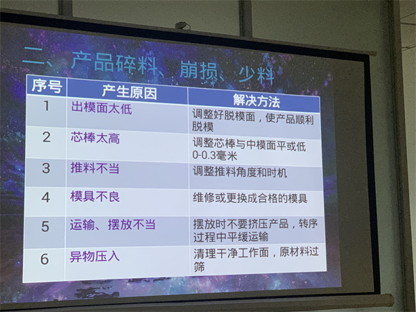 翔宇粉末冶金組織全廠員工參加產品質量問題以及工廠環境整理培訓